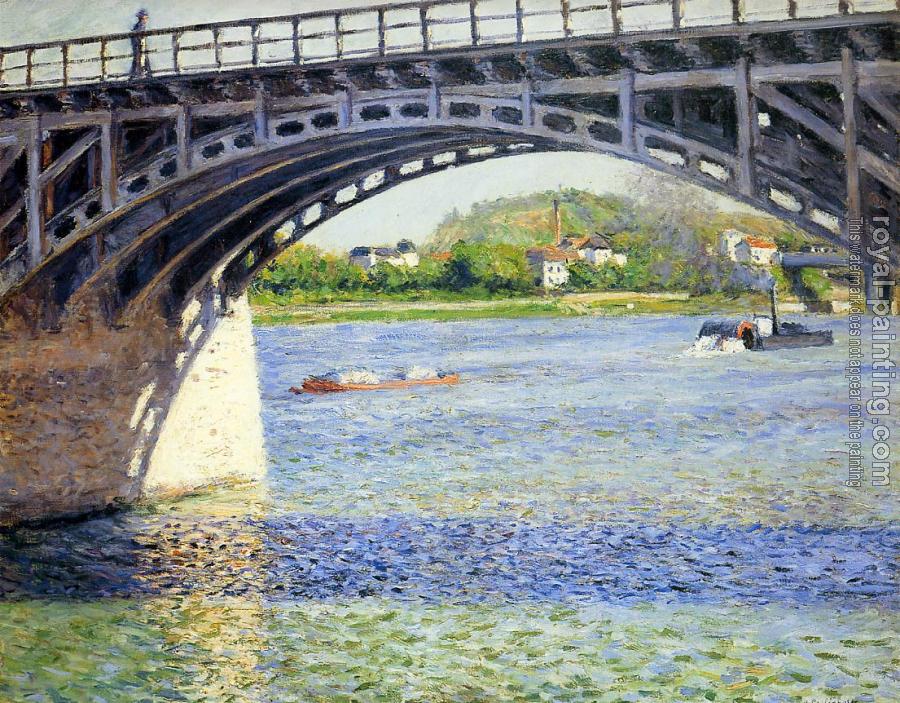 Gustave Caillebotte : The Argenteuil Bridge and the Seine